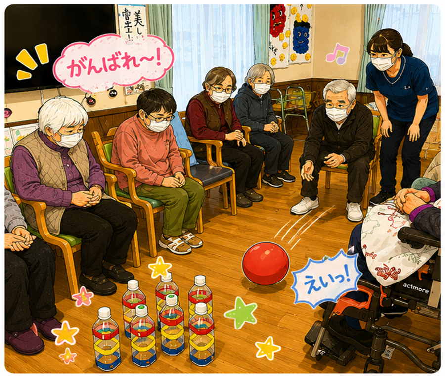 デイサービスの活動の様子